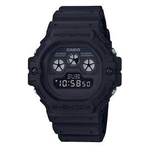 CASIO卡西歐 G-SHOCK系列 經典啞光男士腕表DW-5900BB-1 1塊