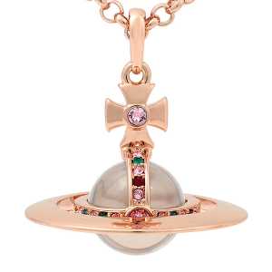 Vivienne Westwood西太后 NEW SMALL ORB PENDANT掛墜項鍊63020096/G002 玫瑰金 1條