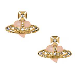 Vivienne Westwood西太后 DIAMANTE HEART 愛心耳釘65020016/02R655 1對