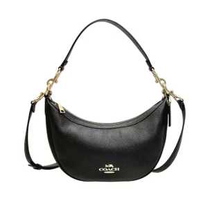 COACH蔻馳 Aria系列 月牙包CO996 IMBLK 黑色 1個