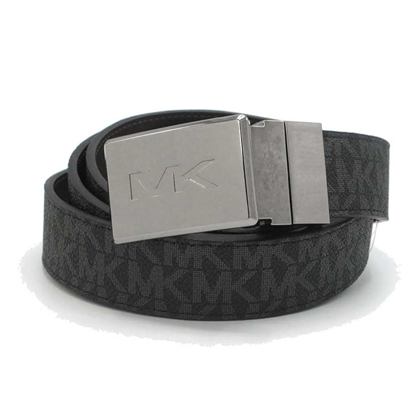 MICHAEL KORS邁克·科爾斯 品牌LOGO皮革皮帶MK36H3LBLY7BBK 黑色 1條
