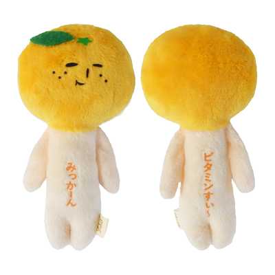 Yukio雪男 橘子 醜萌醜娃毛絨掛件 1個