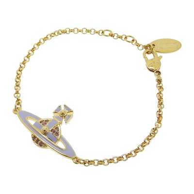 Vivienne Westwood MAYFAIR embossed Saturn bracelet 61020032W110 1