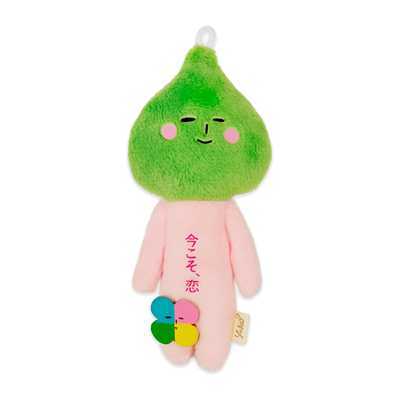Yukio雪男 四葉草系列 粉色 醜萌醜娃毛絨掛件 1個