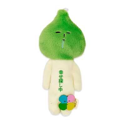 Yukio雪男 四葉草系列 綠色 醜萌醜娃毛絨掛件 1個