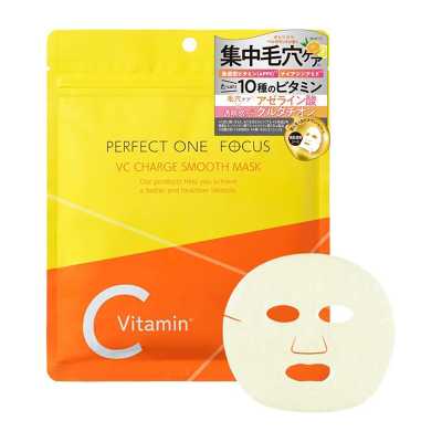新日本制藥 perfect one focus帕妃雯 維他命C煥亮肌膚面膜 7片