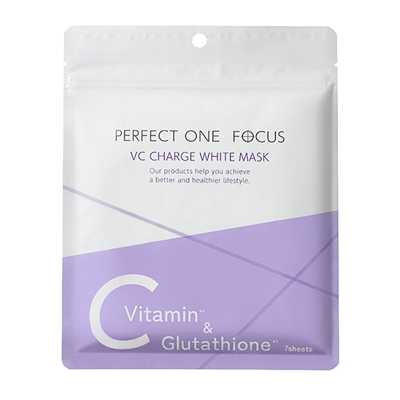 新日本制藥 perfect one focus 維他命C補充 美白麵膜 7片