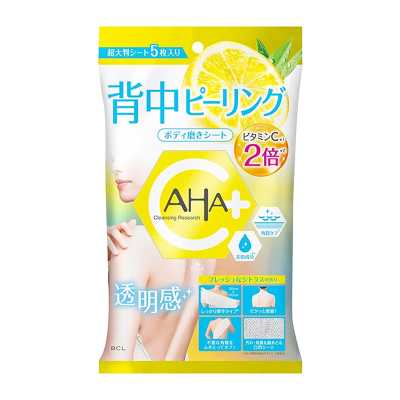 BCL 後背角質護理 清潔磨砂巾C 5片