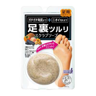 BCL TSURURI 腳部專用磨砂皂 80g