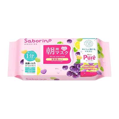 BCL Saborino 高保濕型早安面膜N PG26 水果軟糖 30片