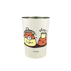 TOA東亞金屬 水豚先生系列 雙層真空保溫保冷杯 咖啡 M 450ml