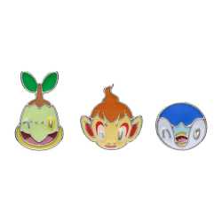 Pokemon寶可夢 耳釘74 草苗龜&小火焰猴&波加曼 3個裝
