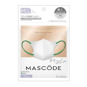 SUNSMILE MASCODE 防PM2.5防花粉 3D立體口罩 M26 灰白色 7個