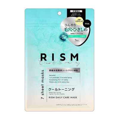 RISM 每日護理 冷感 五效合一面膜 7片