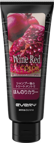 annadonna every锁色固色染色护色减缓褪色染发膏护发素 酒红色 160g