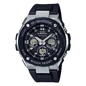CASIO卡西歐 G-SHOCK系列太陽能驅動雙針腕表 GST-W300-1AJF 1塊
