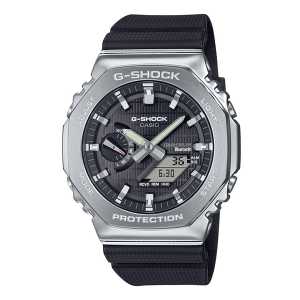 CASIO卡西歐 G-SHOCK系列 男士雙針石英手錶GBM-2100-1AJF 黑色&銀色 1塊