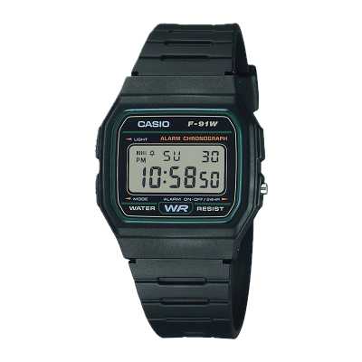 CASIO卡西歐 Collection系列 電子錶盤運動腕表F-91W-3JH 1塊