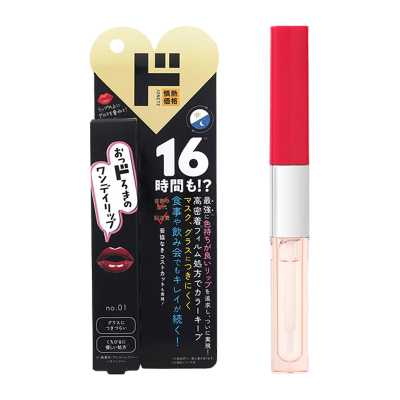 情熱價格 驚安殿堂限定 持久顯色雙頭唇釉 01號 4ml