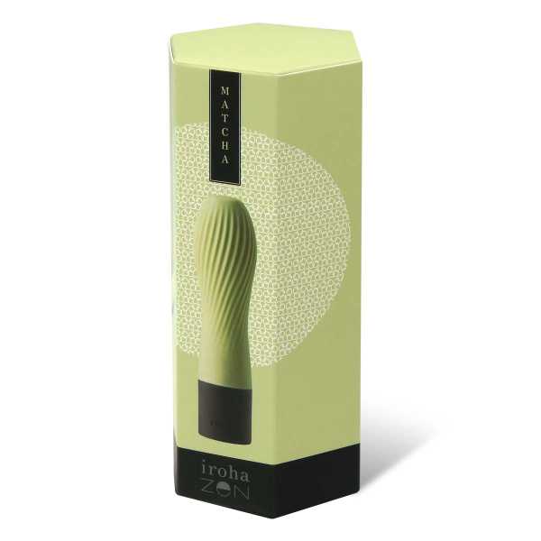 iroha伊樂園 zen系列 成人用品 女性用 超柔軟 入體式震動按摩器 抹茶綠 1個