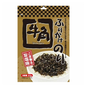 牛角 日本原裝進口直郵飯友海苔酥海苔香鬆拌飯拌麵伴手禮 海苔芝麻飯素 20g