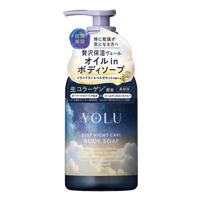 YOLU 夜間深層護理 精油沐浴露 依蘭&佛手柑香 440ml