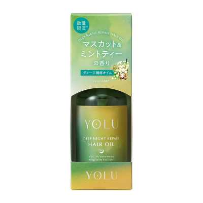 YOLU 夏日夜間深層修復護發精油 葡萄&薄荷茶香 80ml
