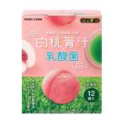 日本藥健 金青汁白桃乳酸青汁 12包
