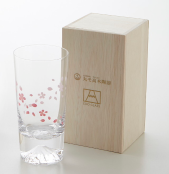 marumo 冷感櫻富士山 啤酒杯 1個