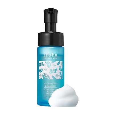 iroha伊樂園 弱酸性低刺激 私處清潔泡沫 柑橘薄荷香 150ml