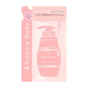 &honey安蒂花子 潤澤保濕 啫喱沐浴露 蜂蜜玫瑰 替換裝 440mL