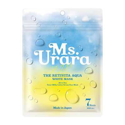 Ms.Urara 肌膚煥活 保濕美白麵膜 7片