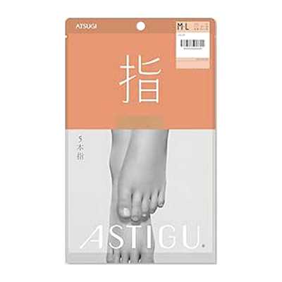 ATSUGI厚木 五指絲襪 【指】自然膚色 10-15D M-L