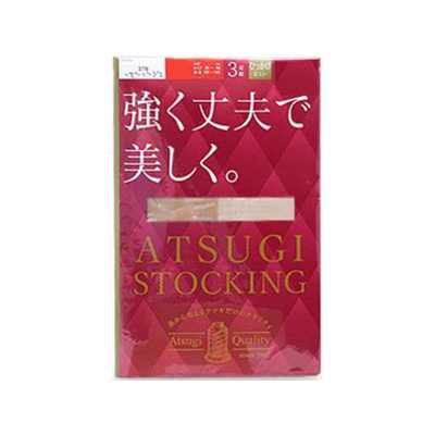 ATSUGI厚木 包芯絲美腿塑形防靜電防曬 防勾款連褲絲襪【M~L/嬰兒膚色】 3雙裝