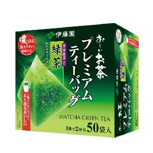 伊藤園 日本進口直郵急須泡茶香氣濃郁香濃三角茶包伴手禮 頂級茶包【宇治抹茶綠茶】 50包