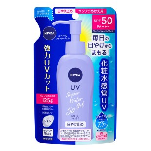 花王 NIVEA SUN 水感防曬凝露 補充包 SPF50/PA+++ 125g
