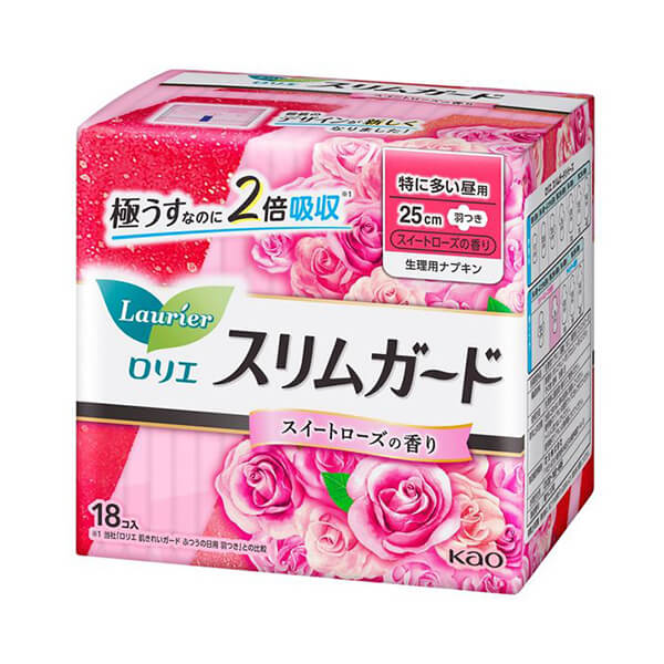 花王蕾妮亞 超薄防護 玫瑰清香 長時間 日用量多