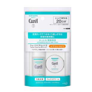 キュレル フェイスケアミニセット3 とてもしっとり 30ml+10g