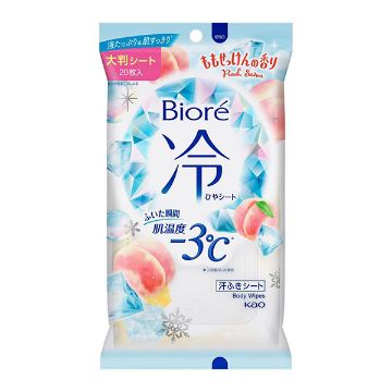 ビオレ 冷シート ももせっけん 20枚