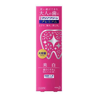 KAO花王CLEARCLEAN可伶可俐 高級美白牙膏 160g