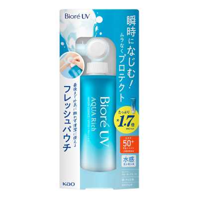 KAO花王Biore碧柔 紫外線隔離 水潤精華防曬霜SPF50+/PA++++ 袋裝 120g