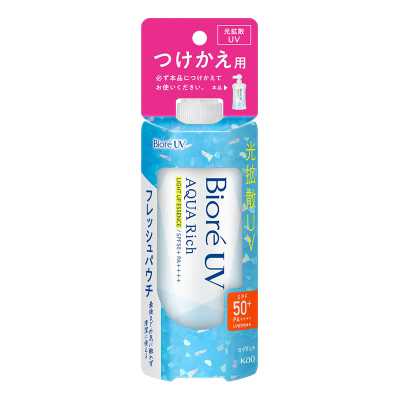 KAO花王Biore碧柔 紫外線隔離 光澤提亮防曬霜SPF50+/PA++++ 袋裝 替換裝 120g