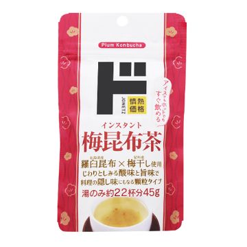 情熱價格 日本進口直郵日式淺漬茶泡飯點心烘焙粉伴手禮 速溶梅子昆布茶 45g
