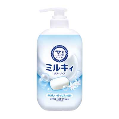 cow牛乳石堿共進社 牛奶沐浴露 溫和皂香 500ml