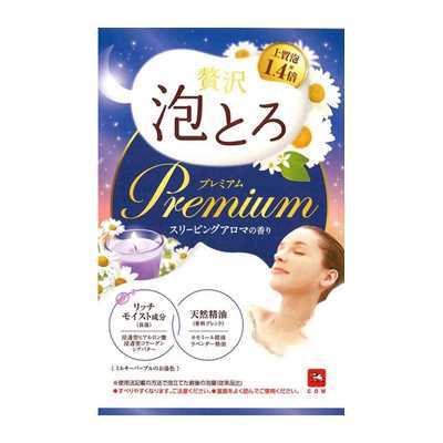 Cow牛乳石堿共進社 高級 綿密泡沫入浴劑 助眠香氛 1袋40g