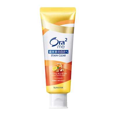 SUNSTAR Ora2皓樂齒 去除牙垢牙齒美白牙膏 蜂蜜檸檬 120g