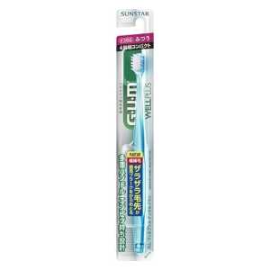 SANSTAR GUM 日本進口直郵清除牙菌斑超細柔韌人體工學握柄牙齦炎家庭常備 牙周護理牙刷#366【4列/普通毛】