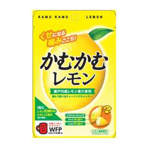 三菱食品  咖姆咖姆 日本原裝進口直郵酸甜可糖果零食伴手禮 檸檬風味嚼糖袋装 30g