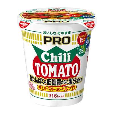 日清食品 Cup Noodles PRO 高蛋白低糖低鹽杯面 辣番茄味 80g