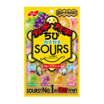 NOBEL諾貝爾 SOURS 日本原裝進口零食糖果禮品禮物 果汁軟糖【水果什錦味】 70g
